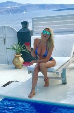 VICTORIA XIPOLITAKIS in Bikini at a Pool in Santorini 10/16/2017
