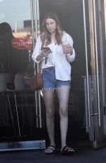 WHITNEY PORT in Denim Shorts Out in Los Angeles 10/23/2017