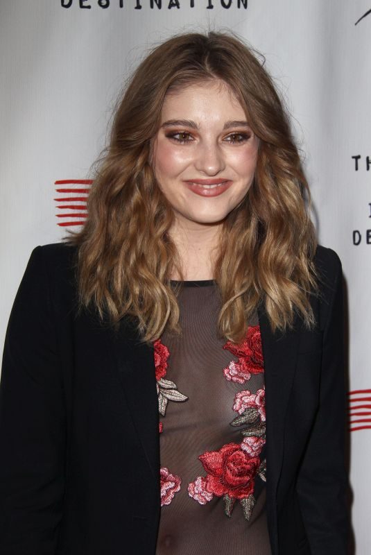 WILLOW SHIELDS at The Journey is the Destination Premiere in Santa Monica 10/24/2017