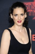WINONA RYDER at Stranger Things Season 2 Premiere in Los Angeles 10/26/2017