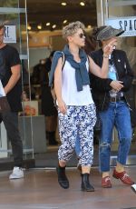 WINONA RYDER Sshopping at The Grove in Hollywood 10/03/2017