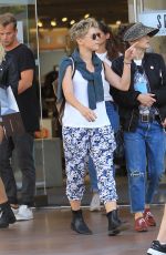 WINONA RYDER Sshopping at The Grove in Hollywood 10/03/2017