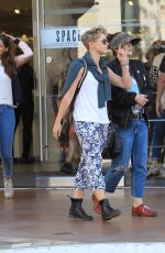 WINONA RYDER Sshopping at The Grove in Hollywood 10/03/2017