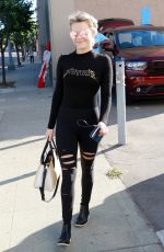 WITNEY CARSON Arrives at DWTS Rehersal in Los Angeles 10/22/2017