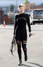 WITNEY CARSON Arrives at DWTS Rehersal in Los Angeles 10/22/2017