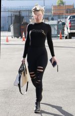 WITNEY CARSON Arrives at DWTS Rehersal in Los Angeles 10/22/2017