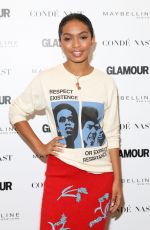 YARA SHAHIDI at Glamour’s The Girl Project Celebrating International Day of the Girl in New York 10/11/2017
