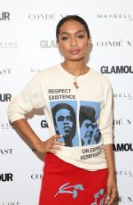 YARA SHAHIDI at Glamour’s The Girl Project Celebrating International Day of the Girl in New York 10/11/2017