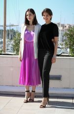 YULIYA SNIGIR and ANNA CHIPOVSKAYA at The Road to Calvary Photocall at Mipcom in Cannes 10/16/2017
