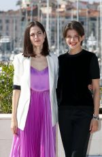 YULIYA SNIGIR and ANNA CHIPOVSKAYA at The Road to Calvary Photocall at Mipcom in Cannes 10/16/2017