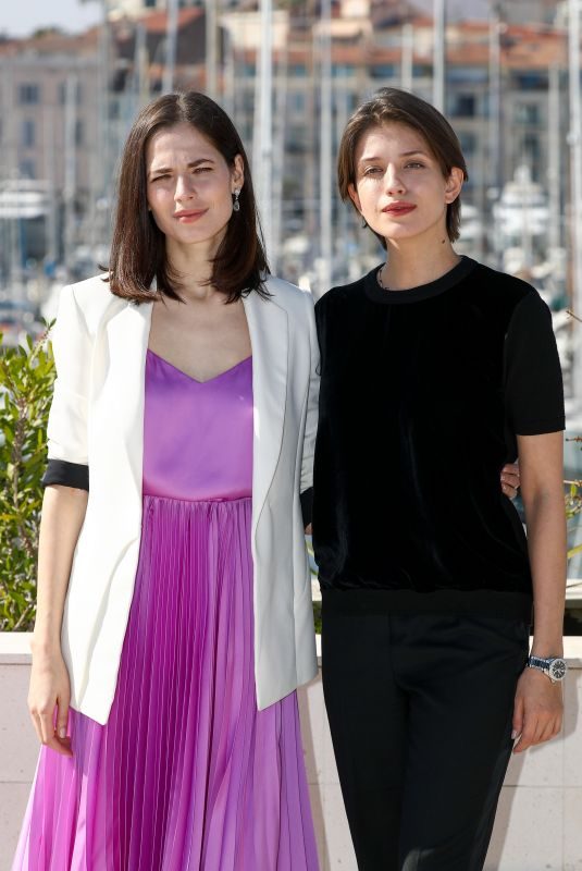 YULIYA SNIGIR and ANNA CHIPOVSKAYA at The Road to Calvary Photocall at Mipcom in Cannes 10/16/2017