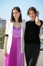 YULIYA SNIGIR and ANNA CHIPOVSKAYA at The Road to Calvary Photocall at Mipcom in Cannes 10/16/2017