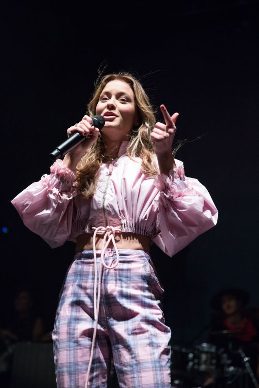 ZARA LARSON Performs at O2 Academy in Newcastle 10/19/2017