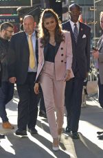 ZENDAYA COLEMAN Arrives at Good Morning America in New York 10/03/2017