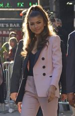 ZENDAYA COLEMAN Arrives at Good Morning America in New York 10/03/2017