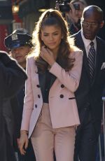 ZENDAYA COLEMAN Arrives at Good Morning America in New York 10/03/2017