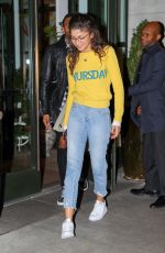 ZENDAYA COLEMAN Out and About in New York 10/27/2017