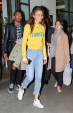 ZENDAYA COLEMAN Out and About in New York 10/27/2017