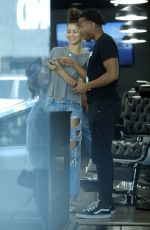 ZENDAYA COLEMAN Out with Her Brother Austin in Los Angeles 10/01/2017