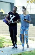 ZENDAYA COLEMAN Out with Her Brother Austin in Los Angeles 10/01/2017