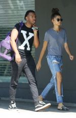 ZENDAYA COLEMAN Out with Her Brother Austin in Los Angeles 10/01/2017