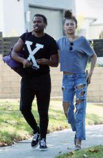 ZENDAYA COLEMAN Out with Her Brother Austin in Los Angeles 10/01/2017