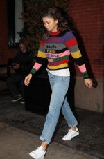 ZENDAYA Leaves Her Hotel in New York 10/26/2017