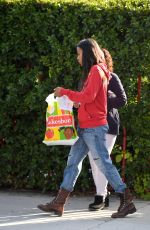 ZOE SALDANA Out in Los Angeles 10/23/2017