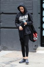ADRIANA LIMA Leaves a Gym in New York 11/07/2017