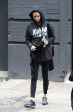 ADRIANA LIMA Leaves a Gym in New York 11/07/2017