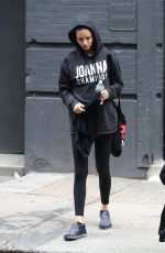 ADRIANA LIMA Leaves a Gym in New York 11/07/2017
