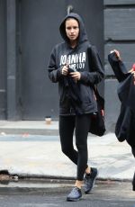ADRIANA LIMA Leaves a Gym in New York 11/07/2017