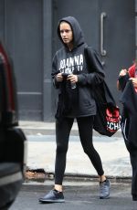 ADRIANA LIMA Leaves a Gym in New York 11/07/2017