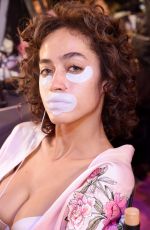 ALANNA ARRINGTON on the Backstage at 2017 VS Fashion Show in Shanghai 11/20/2017