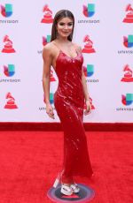 ALESKA CATELLANO at Latin Grammy Awards 2017 in Las Vegas 11/16/2017