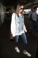 ALESSANDRA AMBROSIO at Los Angeles International Airport 11/08/2017