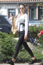ALESSANDRA AMBROSIO Leaves a Gym in Malibu 11/12/2017