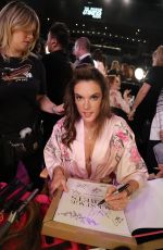 ALESSANDRA AMBROSIO on the Backstage at 2017 VS Fashion Show in Shanghai 11/20/2017