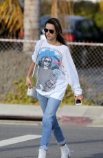 ALESSANDRA AMBROSIO Out and About in Los Angeles 11/10/2017