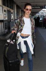 ALESSANDRA AMBROSIO Out in Los Angeles 11/06/2017