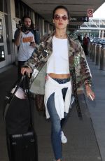 ALESSANDRA AMBROSIO Out in Los Angeles 11/06/2017