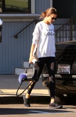 ALESSANDRA AMBROSIO Out in Los Angeles 11/26/2017