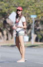 ALESSANDRA AMBROSIO Out Rides Her Bicycle in Santa Monica 11/23/2017