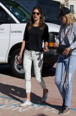 ALESSANDRA AMBROSIO Out with Friend in Los Angeles 11/14/2017