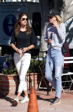 ALESSANDRA AMBROSIO Out with Friend in Los Angeles 11/14/2017