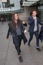 ALEXANDRA BURKE and Gorka Marquez Leaves BBC Studios in London 11/15/2017