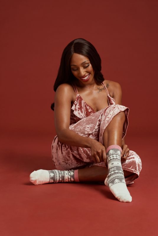 ALEXANDRA BURKE for TK Maxx’s #socksie Campaign, November 2017