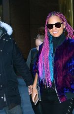 ALICIA KEYS Out and About in New York 11/10/2017