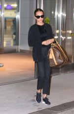 ALICIA VIKANDER Arrives at JFK Airport in New York 10/31/2017