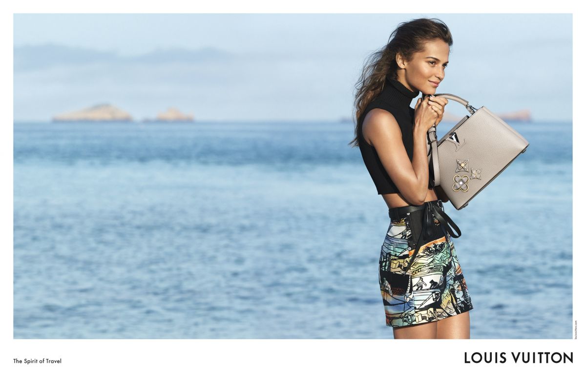 ALICIA VIKANDER for Louis Vuitton’s The Spirit of Travel 2018 Cruise Collection Campaign ...